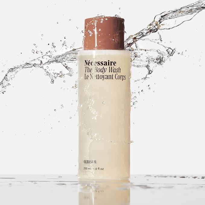Nécessaire The Body Wash Olibanum - Multi-Oil Shower Gel Body Wash for Women + Men. Non-Comedogenic + Hypoallergenic for Sensitive Skin with Niacinamide. 8.4 Fl Oz.