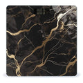 Black Gold Marble Bathroom Scale for Body Weight Bathroom Weighing Scale with Backlit LCD Display Highly Accurate Measures Weight Up to 180kg