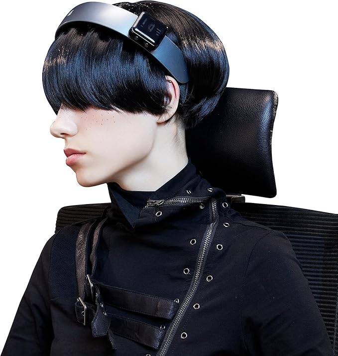 Master Massage H1 Fashion Hairband Head Massager - Slim &amp Lightweight 11 Vibrating Heads 5 Modes 3 Intensities from Gentle Fingers to Acupressure (Deluxe Misty Gray)