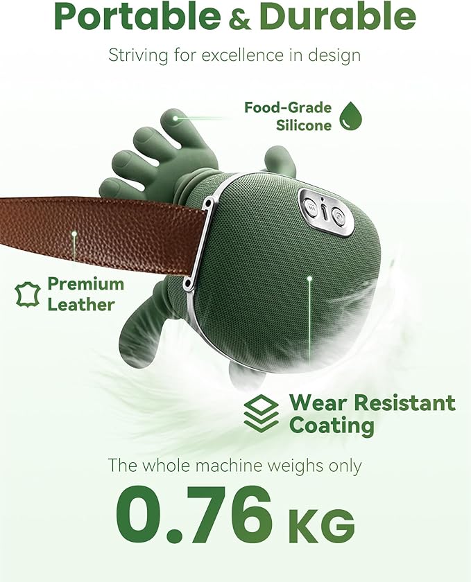 Neck and Back Massager Official 4D Deepkneading Neck Massager 2.0 with Heat Wireness with 2 Temp Levels &amp 3-Speed for Pain Relief Deep Tissue (1Pcs)