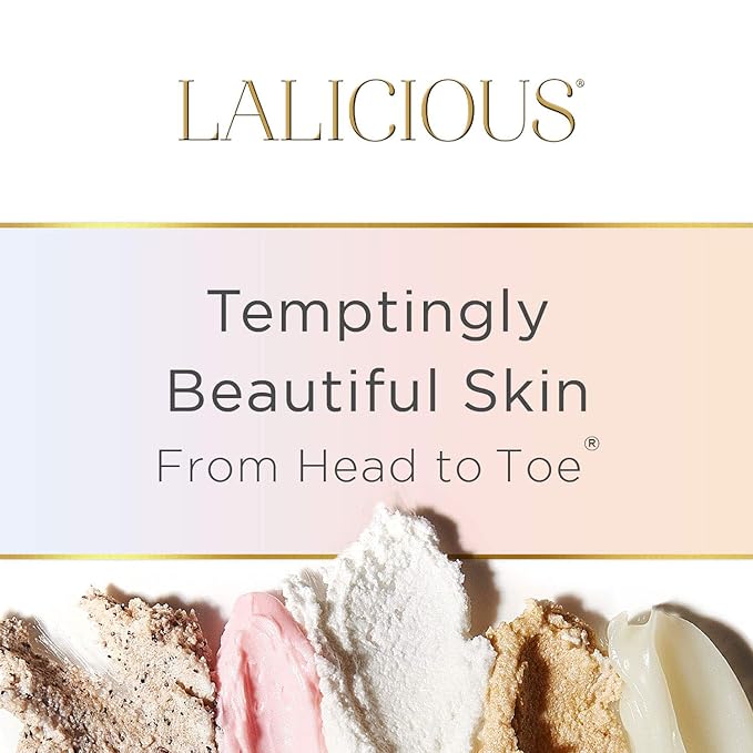 LaLicious Sugar Reef Shower Oil &amp Bubble Bath - Shower Cleanser with Topical Probiotics &amp Grapeseed Oil No Parabens (10oz)