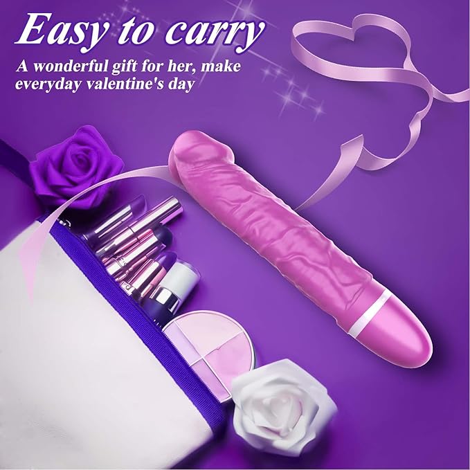 Handheld Vibrating Massager - Clitioral Relaxes Muscles Tool Viboators Toy Couples Clitioral Sucker High Frequency Silent Personal Massage Adult Tools Relaxation Portable PO1W02z (Purple)