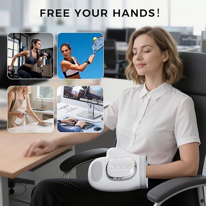 Hand Massager with Heat and Compression 3 Modes and Heating Options Hand Massager for Arthritis Carpal Tunnel Massager Valentine's Day Gifts for Women Men Birthday Gifts for Women Mom