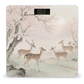 Sika Deer Scale for Body Weight Sturdy Tempered Glass Weighing Scales with LCD Display Accurate Digital Bathroom Scale Convenient Body Fat Smart Scales Easy Read