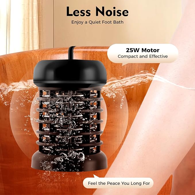 Portable Ionic Foot Bath Machine With 30min Timing 25W Ion Cleanse Chi Machine for Home Use Beauty Club Salon (Tub Not Included)