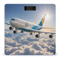 Airplane Bathroom Scale for Body Weight with High Precision Large LCD Backlight Display Digital Weighing Scale with BMI Capacity Up to 180kg
