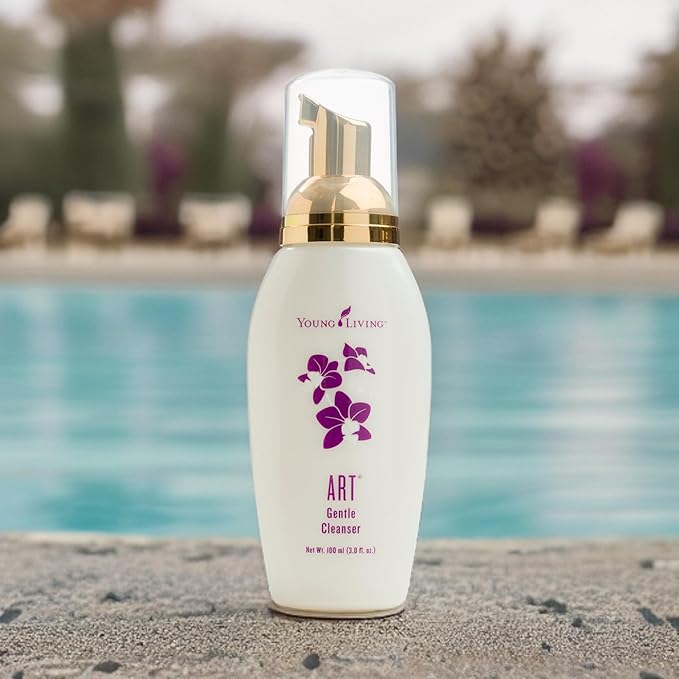 Young Living ART Gentle Cleanser - Skin-Loving Face Wash for a Radiant Glow - Moisturizing &amp Natural Moisture Barrier - Gentle Foaming with pH-Balanced Care - 3.0 fl oz