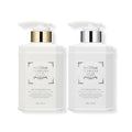 Lily Musk White Tea Perfumed Body Lotion &amp Body Wash Duo Set Dry Skin &amp Sensitive Skin Daily Hydrating Moisturizer &amp Shower Gel Non-Greasy Floral Musk Scent Korean Skin Care