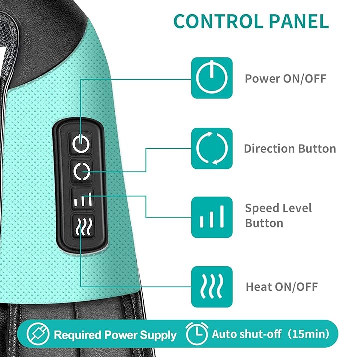 Nekteck Shiatsu Neck and Back Massager and Foot Basin