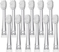 4/8/12/16 Pcs SG-831 Soft Bristle Replaceable Brush Heads Compatible for SG977/EK6/EK7/SG513 Electric Toothbrush Head(12 Pcs)