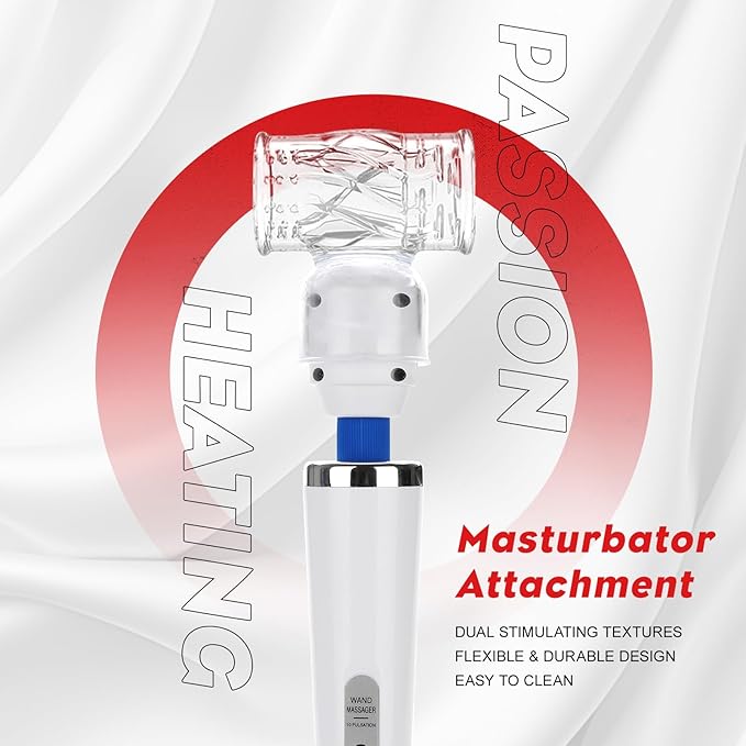 6Pcs Massage Gun Magic Wand Attachments Accessories Massage Stick Headgear Wand Caps Couples Adult Toys Funy fit for Hitachi Mini Magic Wand Inner Diameter 1.77 inch