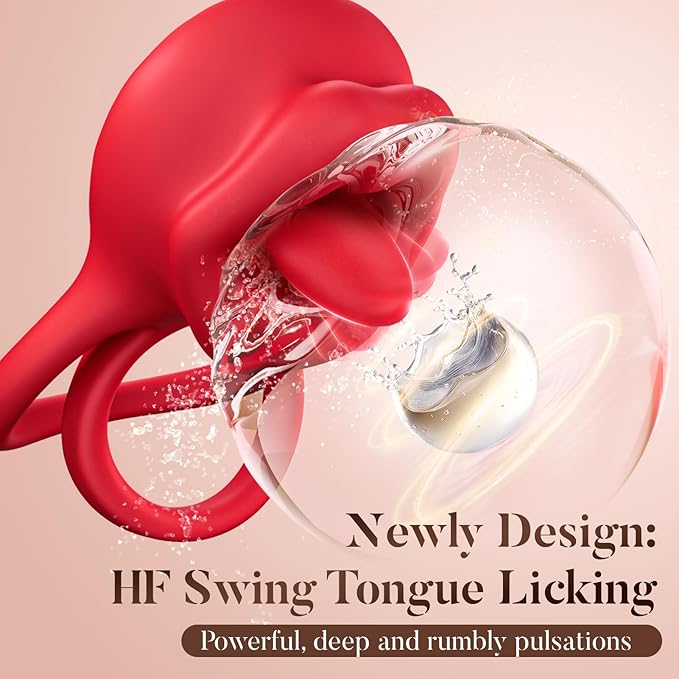 Clitotial Sucker with Tongue &amp 3X Suction &amp 9X Vibration Mode Nipple Sucking Sensory Toys Woman ZJY31210