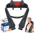 Cordless Neck Shoulder Massager with Heat Deep Tissue Shiatsu Kneading for Pain Relief Upgraded Straps Portable for Home Office Travel Ideal Gifts for Men Women Mom Dad