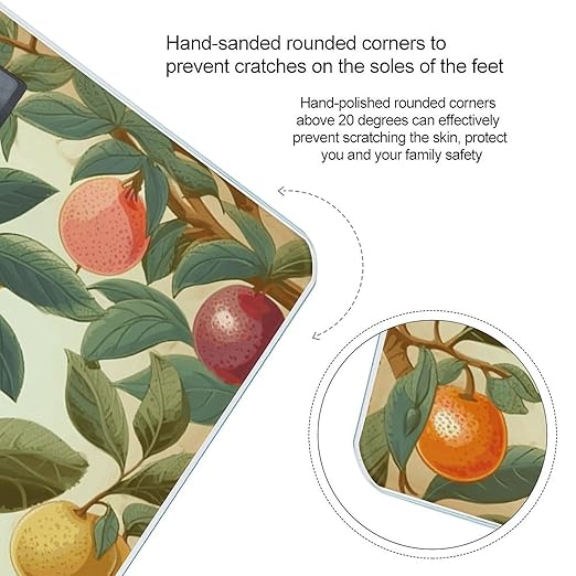 Plants and Fruits Weight Scale for Body Weight Digital Bathroom Scale High Capacity Accurate Digital Weighing Scales and Easy-to-Read on Backlit LCD Display Scales