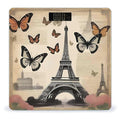 Vintage Paris Eiffel Tower Scale for Body Weight Smart Scales Digital Bathroom Scale High Precision Weighing Scales with Large Display Weighing Machine for People