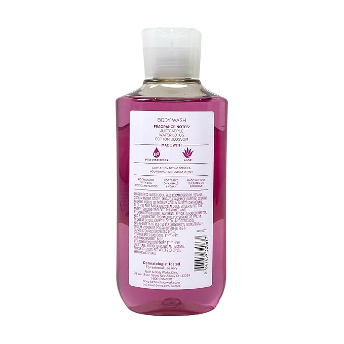 Bath &amp Body Works Pink Tie Dye 2 Pack Body Wash Bundle with a Himalayan Salts Springs Bar Soap