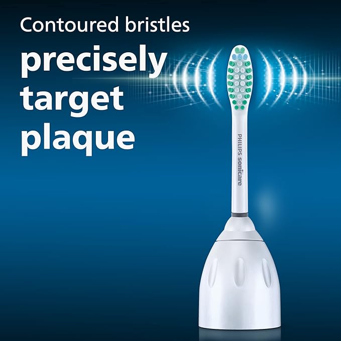 Philips Sonicare Genuine E-Series Replacement Toothbrush Heads 3 Brush Heads White HX7023/64