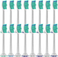 4/8/12/16/36Replacement Toothbrush Heads Compatible for PhilipsElectric Brush Head 1100 2100 4100 4300 5100 5300 6100 6500 etc(25Pcs)