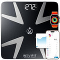 INEVIFIT SMART Body Fat Scale Highly Accurate Bluetooth Digital Bathroom Body Composition Analyzer Measures Weight Body Fat Water Muscle BMI Visceral Fat &amp Bone Mass for Unlimited Users