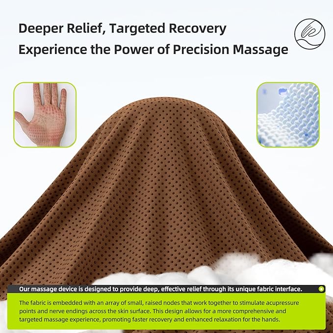 Hand Massager with 2 Heat Settings 3 Compression Modes &amp 3 Timer Options - Thoughtful Holiday Present for Mom Dad &amp Loved Ones Ideal for Arthritis Relief and Relaxation
