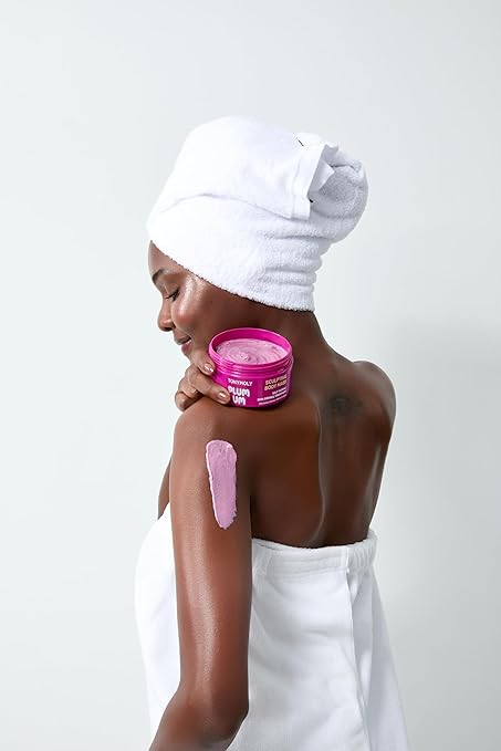 TONYMOLY Plum Bum Body Care Set - 13.5 fl oz Peptide Hydrating Body Wash &amp Self-Heating Body Sculpting Mask for Soft Smooth Skin
