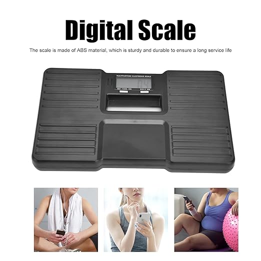 Home Mini Digital Bathroom Weight ScaleHighly Accurate Body Weight ScaleUniversal LCD Display Accurate Digital Scale for Families Men Women
