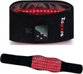 Zupora Red Light Therapy Belt for Pain ReliefCordless Heating Vibration Massage Belt for Back Abdomen USB Rechargeable Wearable Device for Muscle Relaxation