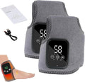 2PCS Naxir Foot Revive Massager Portable Triple Method Ankle Wrap with 3 Vibration Modes