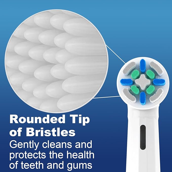 10 Pcs Intelligent Cleaning IO Replacement Heads Compatible with Oral b iO 2/3/4/5/6/7/8/9/10 Series Electric Toothbrush Brush Heads Compatible with Oral b iO (White)