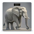 Elephant Scale for Body Weight Accurate Digital Bathroom Scale Toughened Glass High Precision Scales Smart Weight Scales with Large LCD Backlight Display Weighing Machine