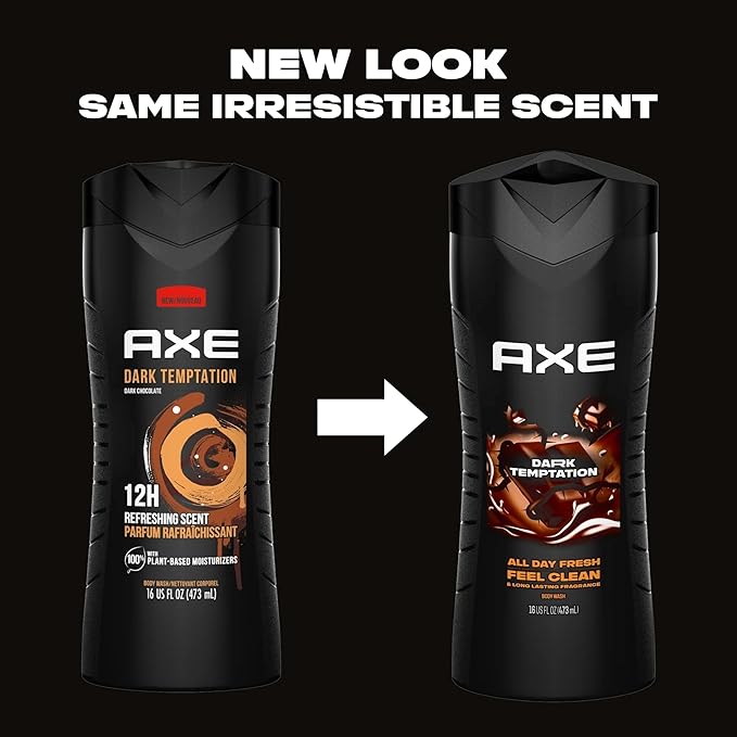 Axe Shower Gel Dark Temptation 16 oz (Pack of 12)