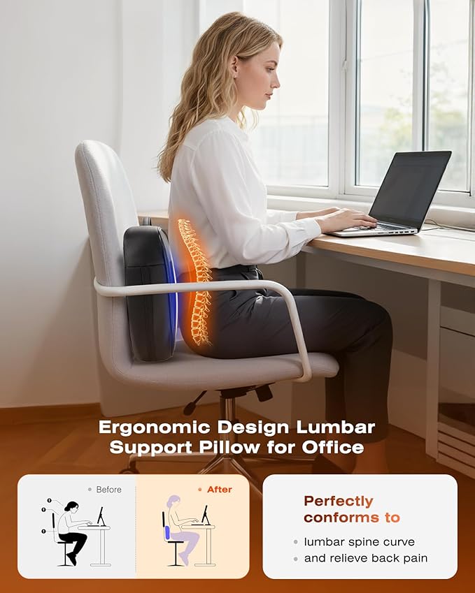 Back Massager for Pain Relief Deep Tissue with Heat - Shiatsu Kneading Back Massage for Chair Neck Massagers Pad for Lower Back Leg Shoulder Lumbar Support Pillow for Office Car for Men Women