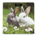 Two Little Cute Rabbits Bathroom ScaleHighly Accurate Digital Weighing Machine for People Bright LED Display Weight Scale for The Aldult Home Use