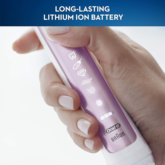 Oral-B Genius 9600 Electric Toothbrush 3 Brush Heads Sakura Pink