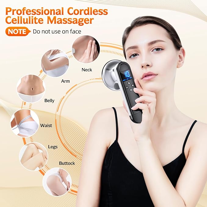 COMEBY Body Sculpting Machine - Professional Handheld Cordless Cellulite Massager - Suitable for Belly Neck Legs Hip Arms