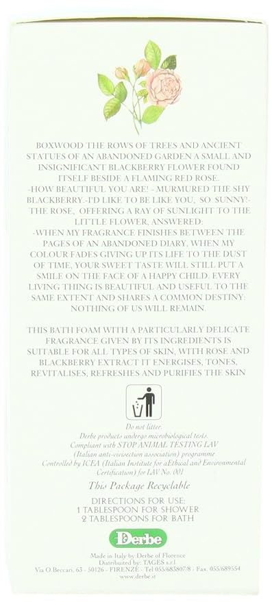 Speziali Fiorentini Bath/Shower Gel Rose and Blackberry 8.4 Ounce