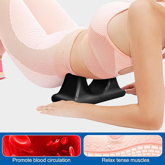 Psoas Release Tool &amp Hip Flexor Stretcher – Deep Tissue Hip Hook for Tight HIPS Back &amp Quad Relief – Muscle Recovery for Athletes Office Workers &amp Fitness Enthusiasts (Black)