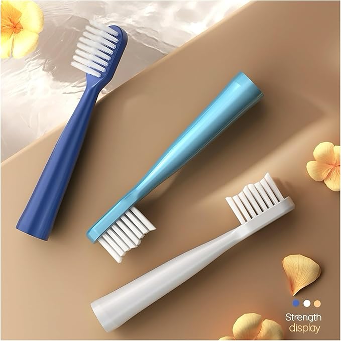16pcs Replacement Toothbrush HeadsCompatible for S12/HYUNDAI XM-806/ACA ALY-HYS01W/TSOP/Royalstar/INPHIC Electric Bristles(16blue)