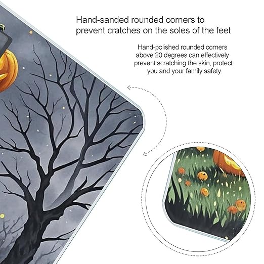 Pumpkin Pumpkin Pumpkin Bathroom Scale for Body Weight Bathroom Weighing Scales with Back Lit LED Display Sturdy Tempered Glass Body Weight Bathroom Scale 400lb Weighing