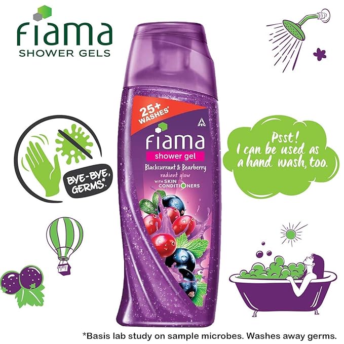 Fiama Di Wills Shower Gel BlackCurrant &amp BearBerry - 100 ML