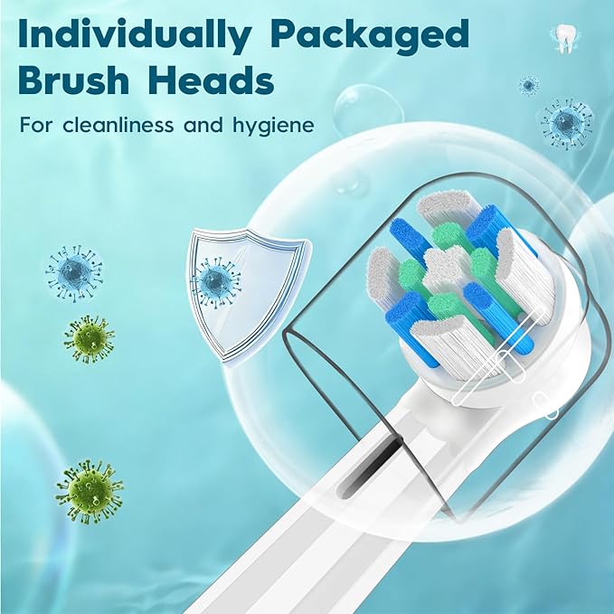 8PCS Replacement Heads Compatible with Oral B iO 3 4 5 6 7 8 9 10 Series Electric ToothbrushGum Care Toothbrush Head Compatible with Oral b iO Replacement Heads