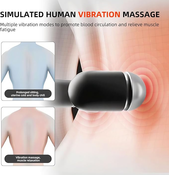3 in 1 Electric Lumbar Support Pillow with Heat &amp Lift Traction 2026 New Triple Fusion Back Massager Lower Back Pain Relief Deep Tissue Support Pillow for Bed Car Office Chair Memory Foam (Black)