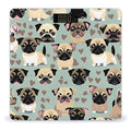 Cute Chihuahua Pug Pattern Scale for Body Weight Sturdy Tempered Glass Weighing Scales with LCD Display Accurate Digital Bathroom Scale Convenient Body Fat Smart Scales Easy Read