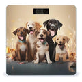 Dogs Happy Party Scale for Body Weight Highly Accurate Digital Bathroom Scale Sturdy Tempered Glass Weighing Scales with LCD Display Fashion Body Fat Smart Scales 400lb