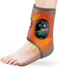 Foot Ankle Massager for Pain Relief Cordless Ankle Heating Pad with Massage Foot Massager Heated Ankles Brace Wrap 6 Heats 3 Vibrations