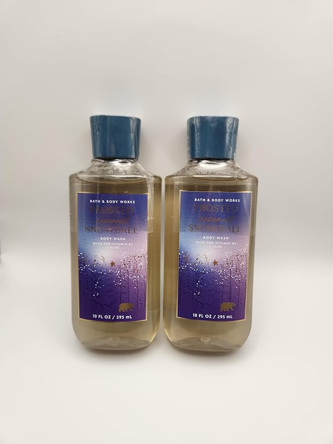Bath and Body Frosted Coconut Snowball Body Wash - 2 Pack