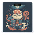 Pirate Characters Scale for Body Weight Anti-Slip Digital Bathroom Scale Sturdy Toughened Glass Weighing Scales High Precision Safe Rounded Corners Smart Scales