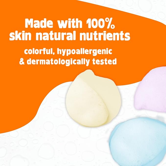 Dove Kids Care Foaming Body Wash For Kids Cotton Candy Hypoallergenic Skin Care 13.5 oz (Pack of 2)