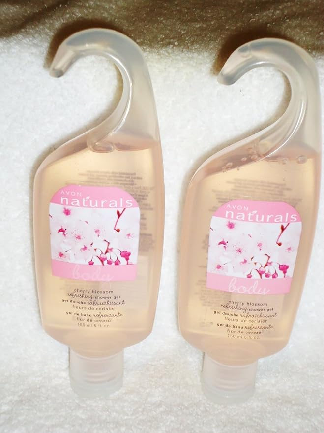 2 Avon Naturals Refreshing Shower Gel Cherry Blossom