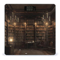 Book Room Mysterious Library Scale for Body Weight Highly Accurate Digital Bathroom Scale Sturdy Tempered Glass Weighing Scales with LCD Display Fashion Body Fat Smart Scales 400lb